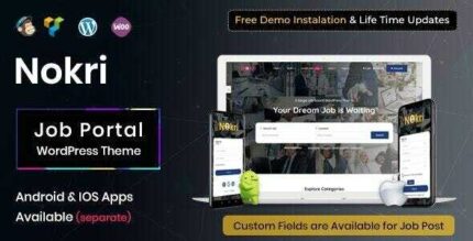 Nokri Theme GPL v1.5.6 – Job Board WordPress Theme